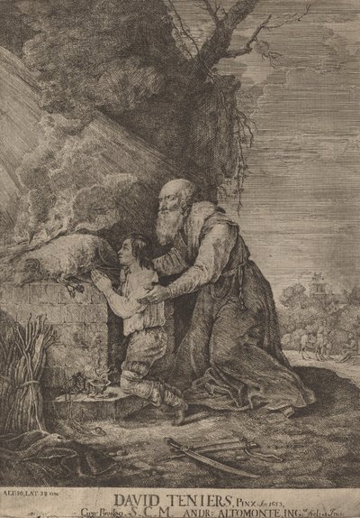 Sacrifice of Isaac by Andreas Altomonte