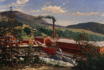 Embretsfoss Factory by Andreas Disen