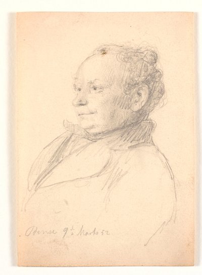 Male Portrait 3/4 Profile to the Left by Andreas Fritz