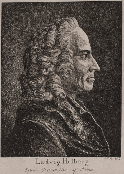 Ludvig Holberg by Andreas Peter Madsen