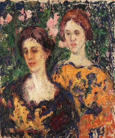 Two Women by Andres de Santa Maria