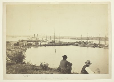 Coal Wharf, Alexandria, Virginia by Andrew Joseph Russell