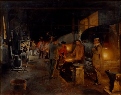 Ironworks by Andrey Nikolayevich Shilder