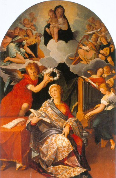 Saint Cecilia by Andrés de la Concha