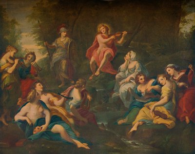 Apollo and the Muses by Angelica Kauffmann