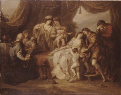 Poisoned Eleanor by Angelica Kauffmann