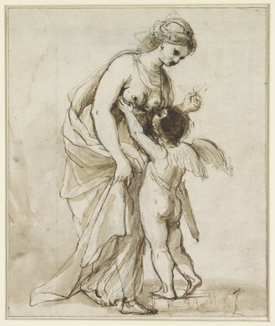 Venus and Cupid by Angelica Kauffmann