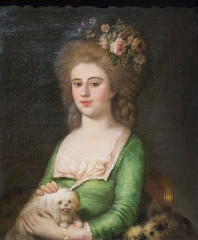 Portrait of Teresa Campori by Angelo Crescimbeni