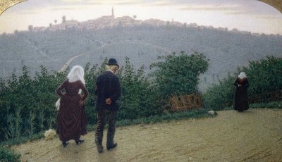 Sunday Dawn by Angelo Morbelli