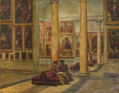 Interior of Pinacoteca di Brera by Angelo Ripamonti
