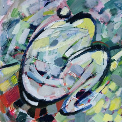 Crouching Nude by Angie Kenber