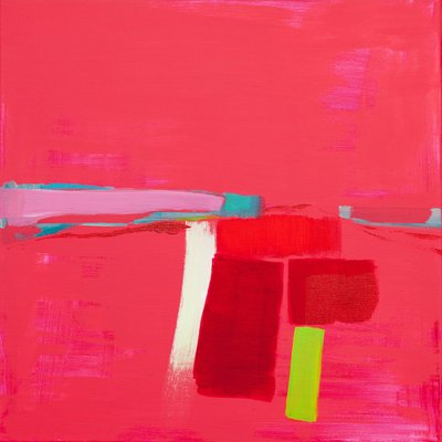 Pink Landscape by Angie Kenber