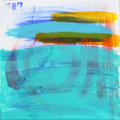 Turquoise Landscape by Angie Kenber
