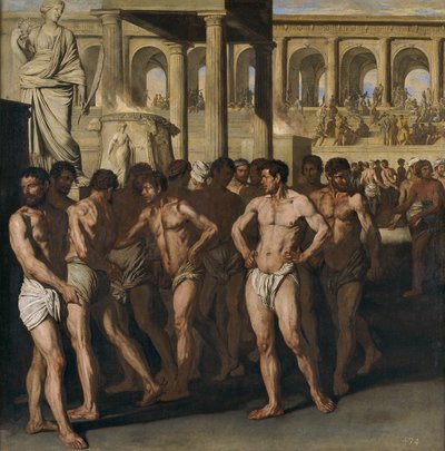 Gladiators by Aniello Falcone