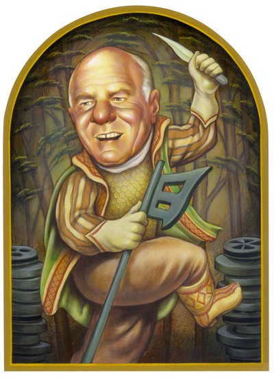 Barry Diller, 2002 by Anita Kunz