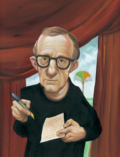 Woody Allen by Anita Kunz