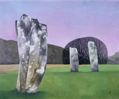 Kilmartin Stones 1, 2018 by Anna Phillips