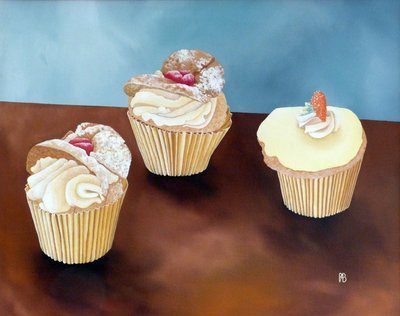Three Cakes by Anna Phillips
