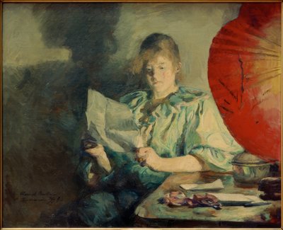 Evening, Interior by Anna Ancher