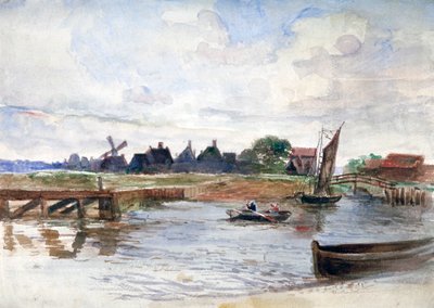River Scene by Anna Lea Merritt