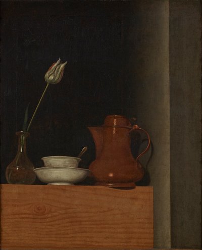 Still Life with Jug and Tulip by Anna Maria Punz