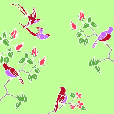 Blossom Birds by Anna Platts