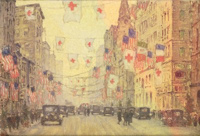 Fifth Avenue in the Armistice Winter by Anna Richards Brewster