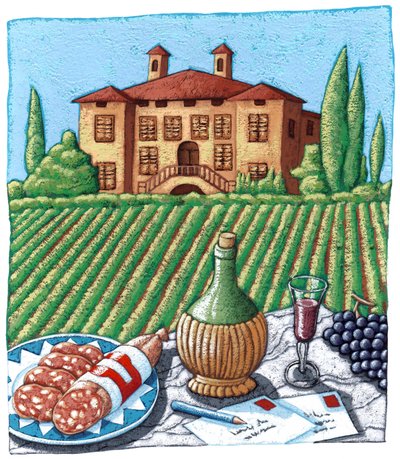 Villa in Chianti by Annalisa Morrocco
