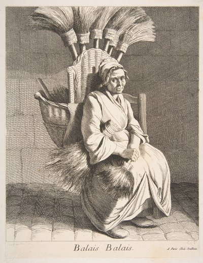 Broom Peddler by Anne Claude Philippe de Caylus
