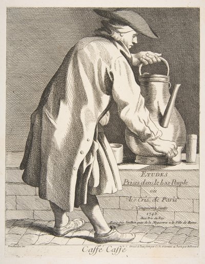 Coffee Vendor by Anne Claude Philippe de Caylus
