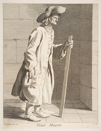 Old Bricklayer by Anne Claude Philippe de Caylus