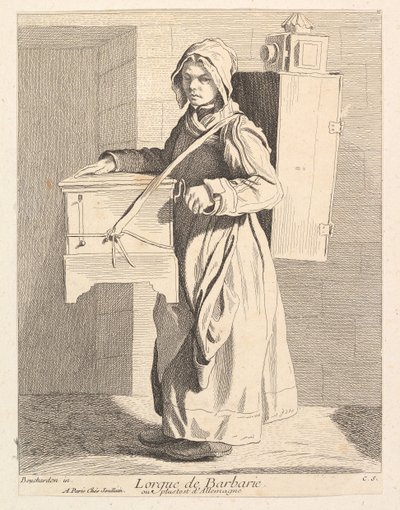 Organ Grinder by Anne Claude Philippe de Caylus