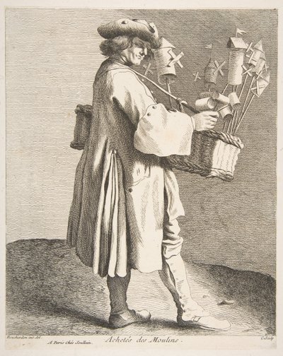 Whirligig Peddler by Anne Claude Philippe de Caylus