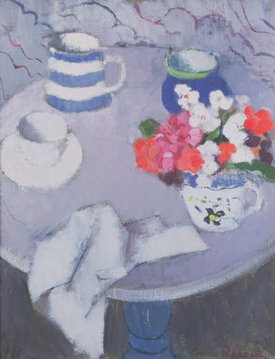 Still Life with Table by Anne Redpath