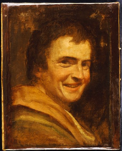 A Smiling Youth by Annibale Carracci