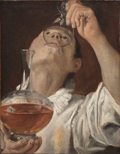 Boy Drinking by Annibale Carracci