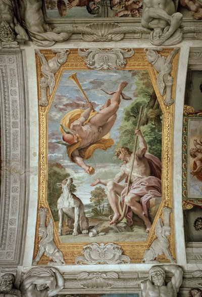 Mercury and Paris by Annibale Carracci