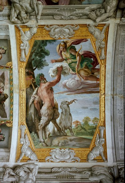 Pan and Diana by Annibale Carracci