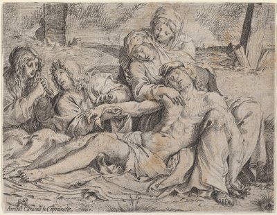 Pieta (the "Christ of Caprarola") by Annibale Carracci