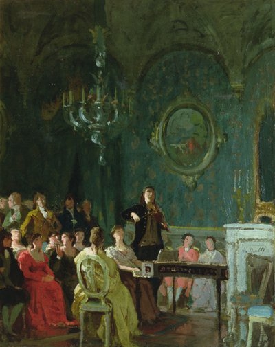 Concert of Paganini by Annibale Gatti