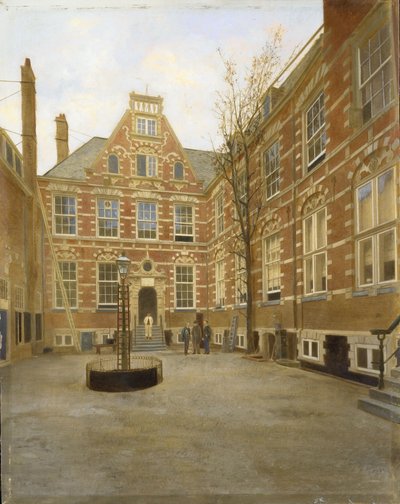 Courtyard of the East India House in Amsterdam by Anonymous
