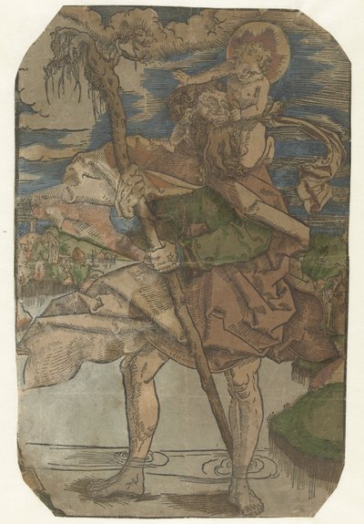 Christopher Carrying the Christ Child Across the River by Anonymous