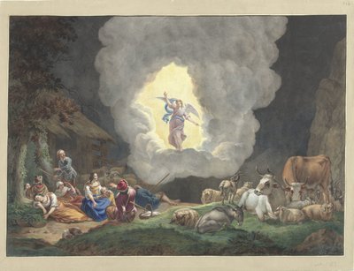 The Annunciation to the Shepherds by Anonymous