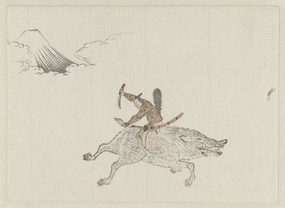 Egoyomi for the Year of the Boar by Anonymous