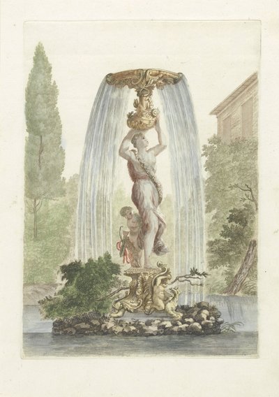 Fountain with Venus and Amor by Anonymous