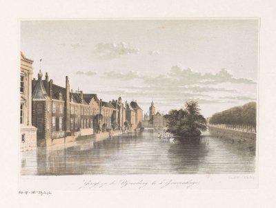 View of the Hofvijver in The Hague by Anonymous