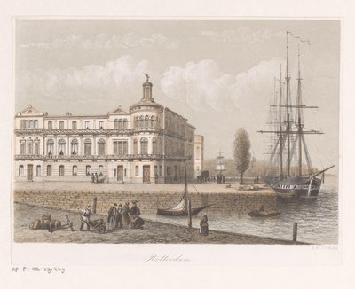 View of the Royal Dutch Yacht Club in Rotterdam by Anonymous
