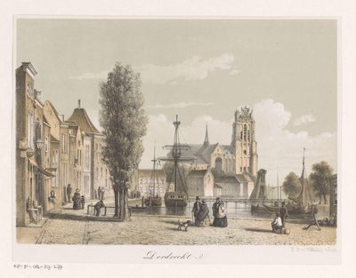 View of the Harbor in Dordrecht by Anonymous