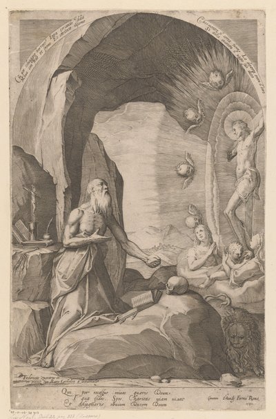 Saint Jerome in the Wilderness by Anonymous