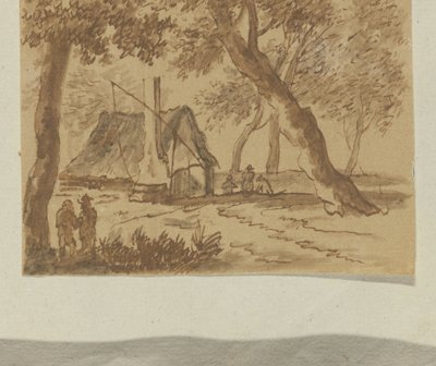 Hut Among Trees by Anonymous